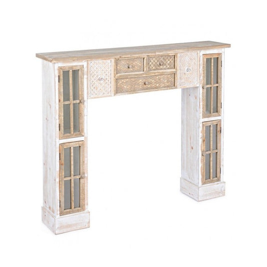 Cornice per camino Decor Omar 4 ante 120x23x100h cm