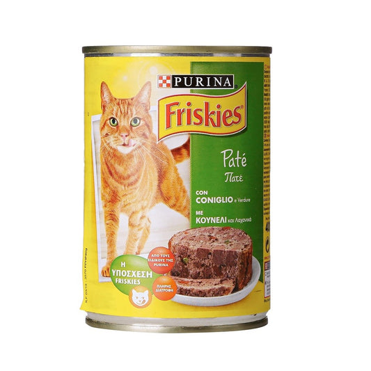 Friskies Pastete Kaninchen und Gemüse Purina 400 Gramm