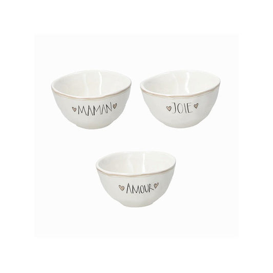 Bowl 560 Cc Amour Stoneware Bianco