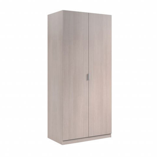 Kleiderschrank 2 Türen cm. 81 x 52 x 180h helle Eiche