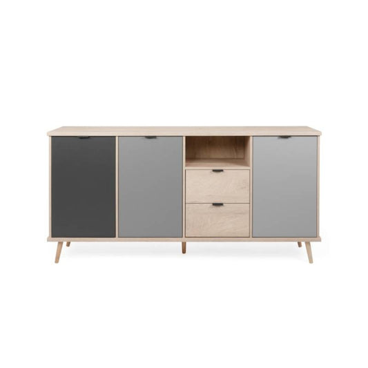 (3c)Credenza 3 ante con 2 cassetti cm 180 x 88 x 40 h (EPIK52) EFFEZ