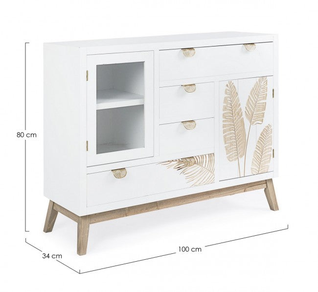 Credenza Folium 2 und 4 Kassetten (100x34x 80h)