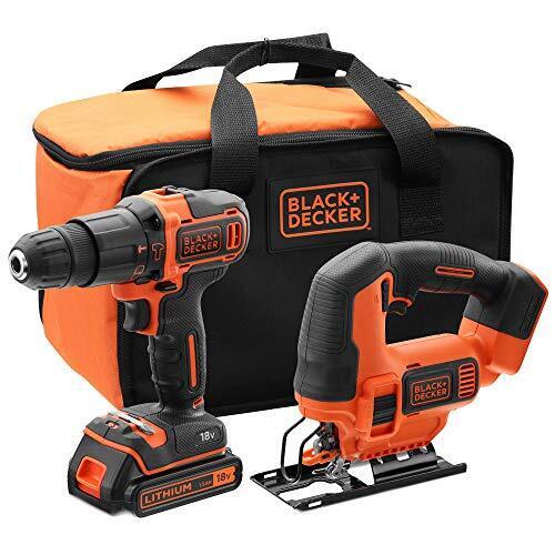 Black and Decker Bohrer und Säge Kit 18V