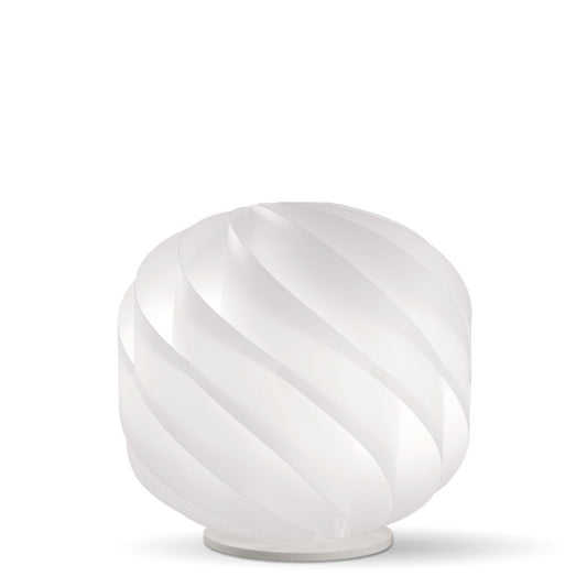 Glühlampenlampe LAP Bianco in Plastisch Cm. 40 x 39 h