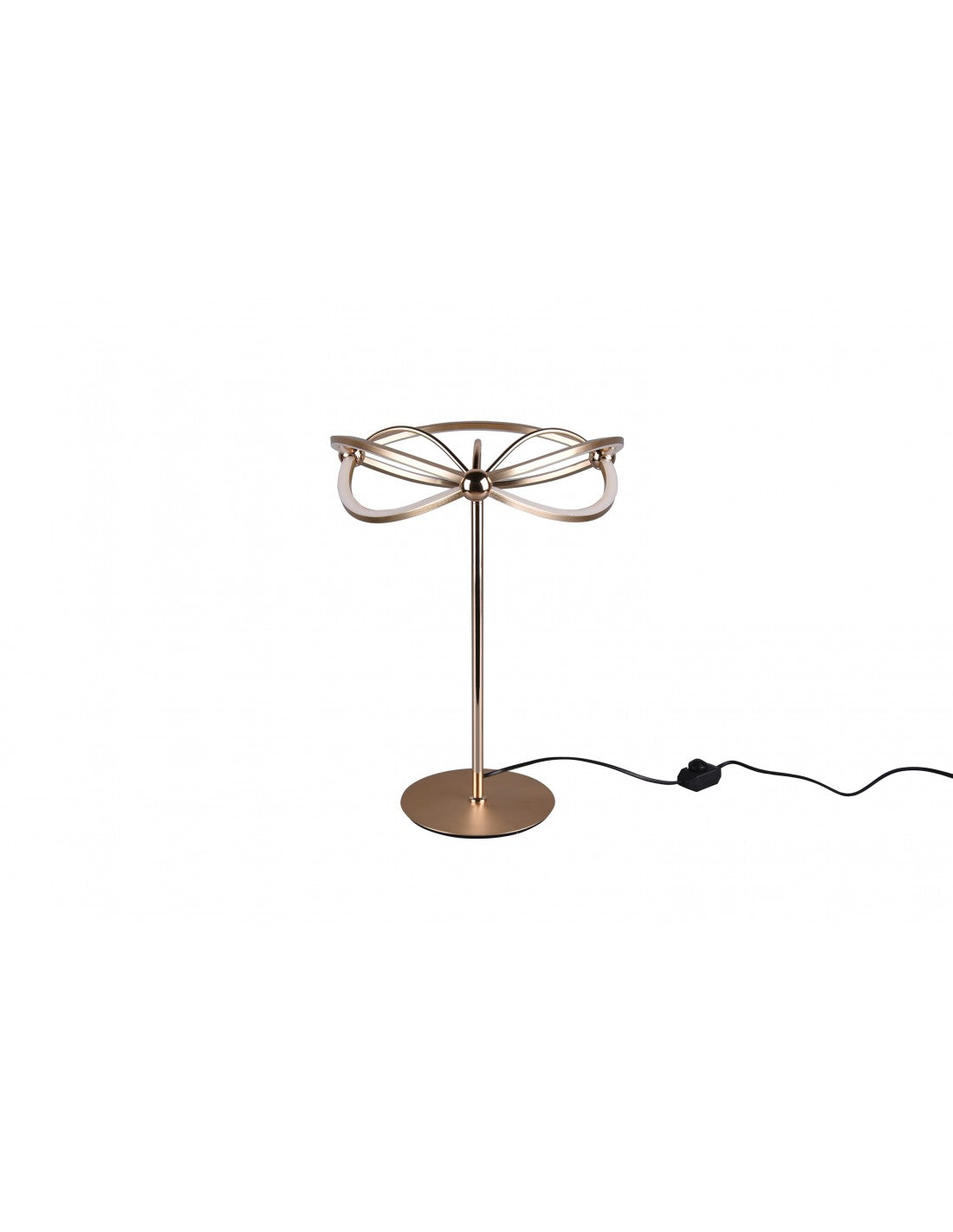 Moderne Tischleuchte Fiocco Led Charivari Brass Trio Lighting