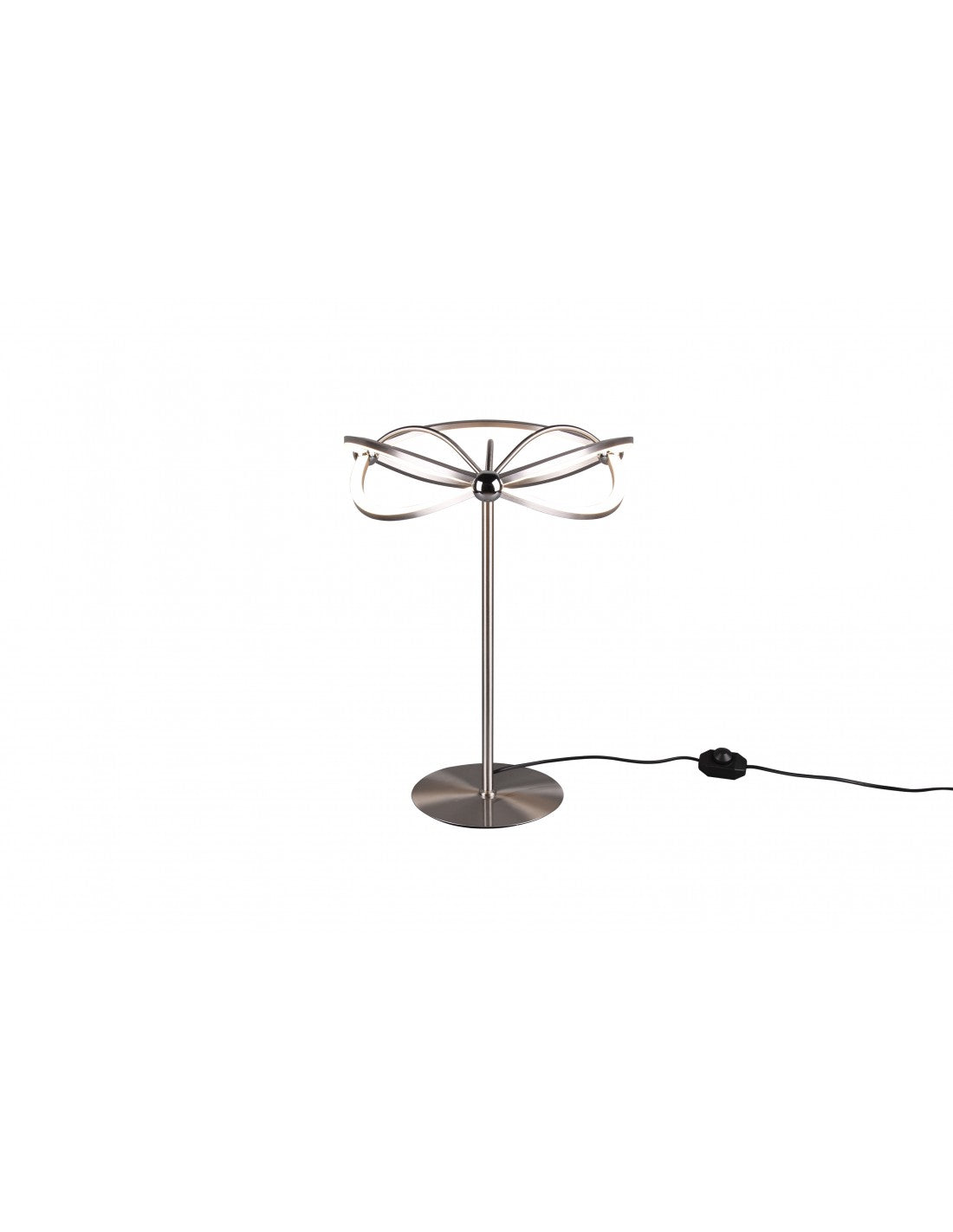 Lumetto Moderno Design Fioco Led Charivari Nichel Trio Lighting