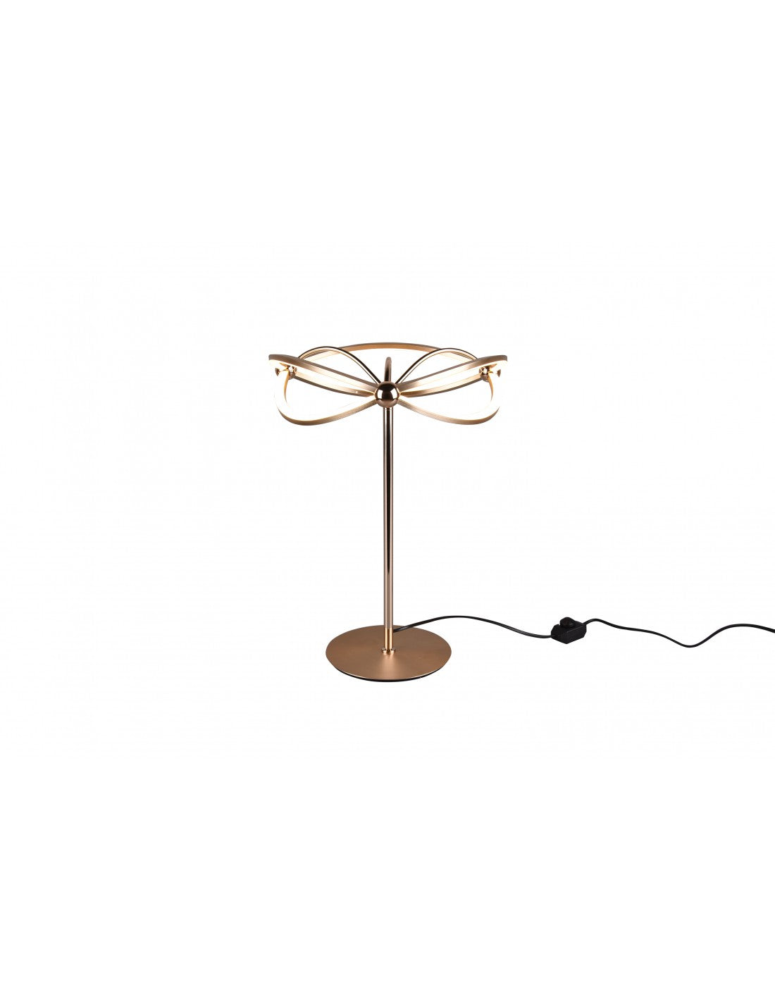 Moderne Tischleuchte Fiocco Led Charivari Brass Trio Lighting