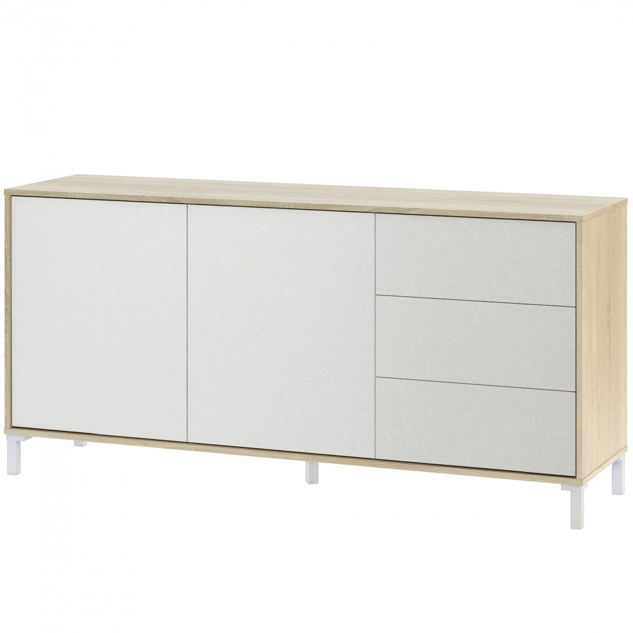 Brooklyn Sideboard 2 Türen plus 3 Schubladen 154 x 41 x 74h cm