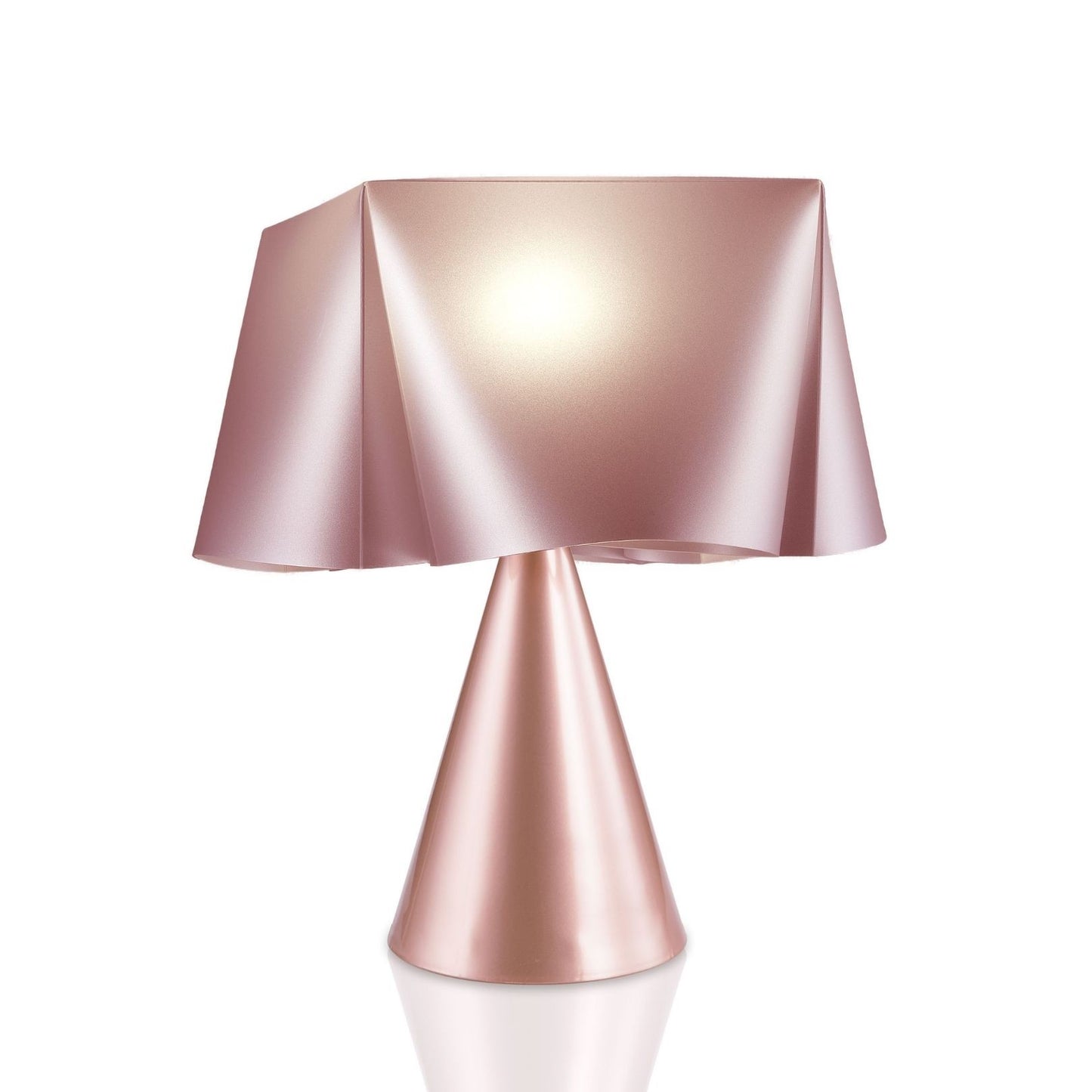 Tus-Glühlampen, Pink Metal in Plastik Cm. 28 x 32h