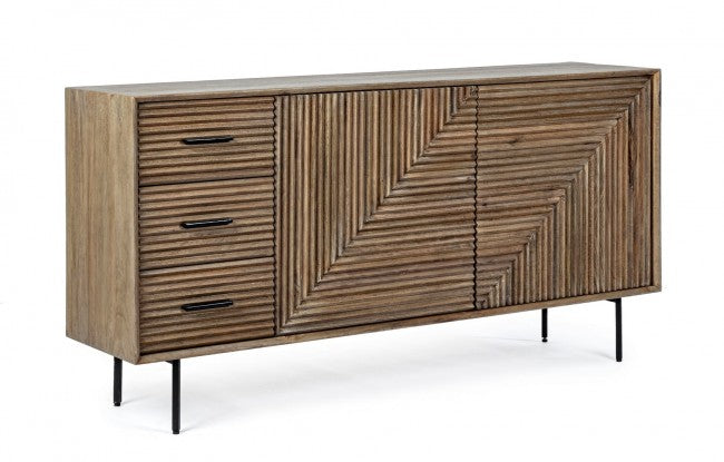 Sideboard 2-Türen 3 Schubladen aus Holz Darsey