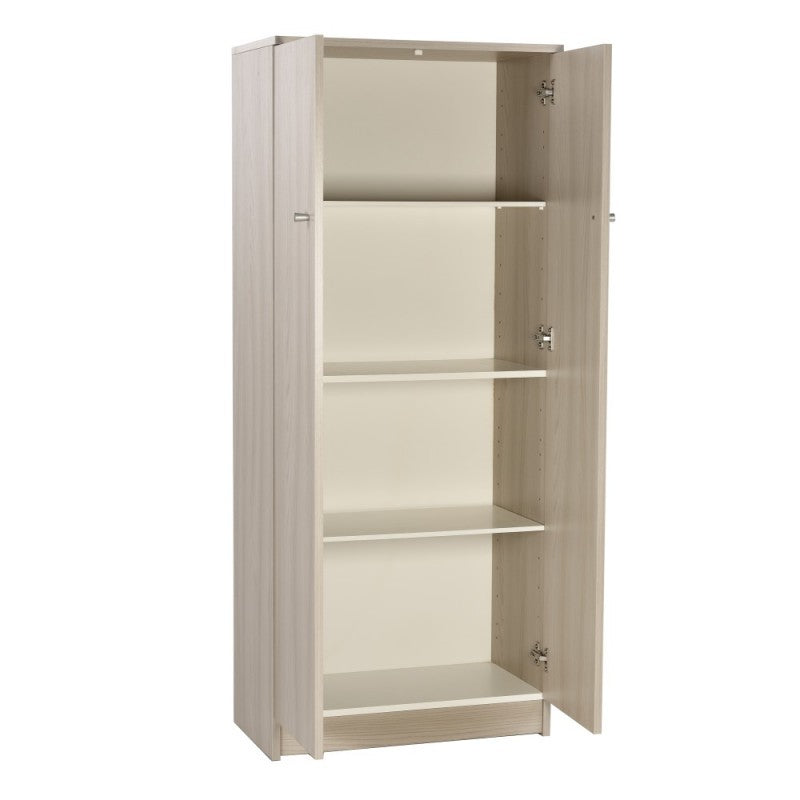 Mehrzweckschrank zweitürig Light Olmo 62x34x h147 cm