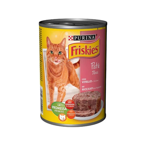 Friskies Purina Kalbfleisch-Gemüse-Pastete 400 Gramm