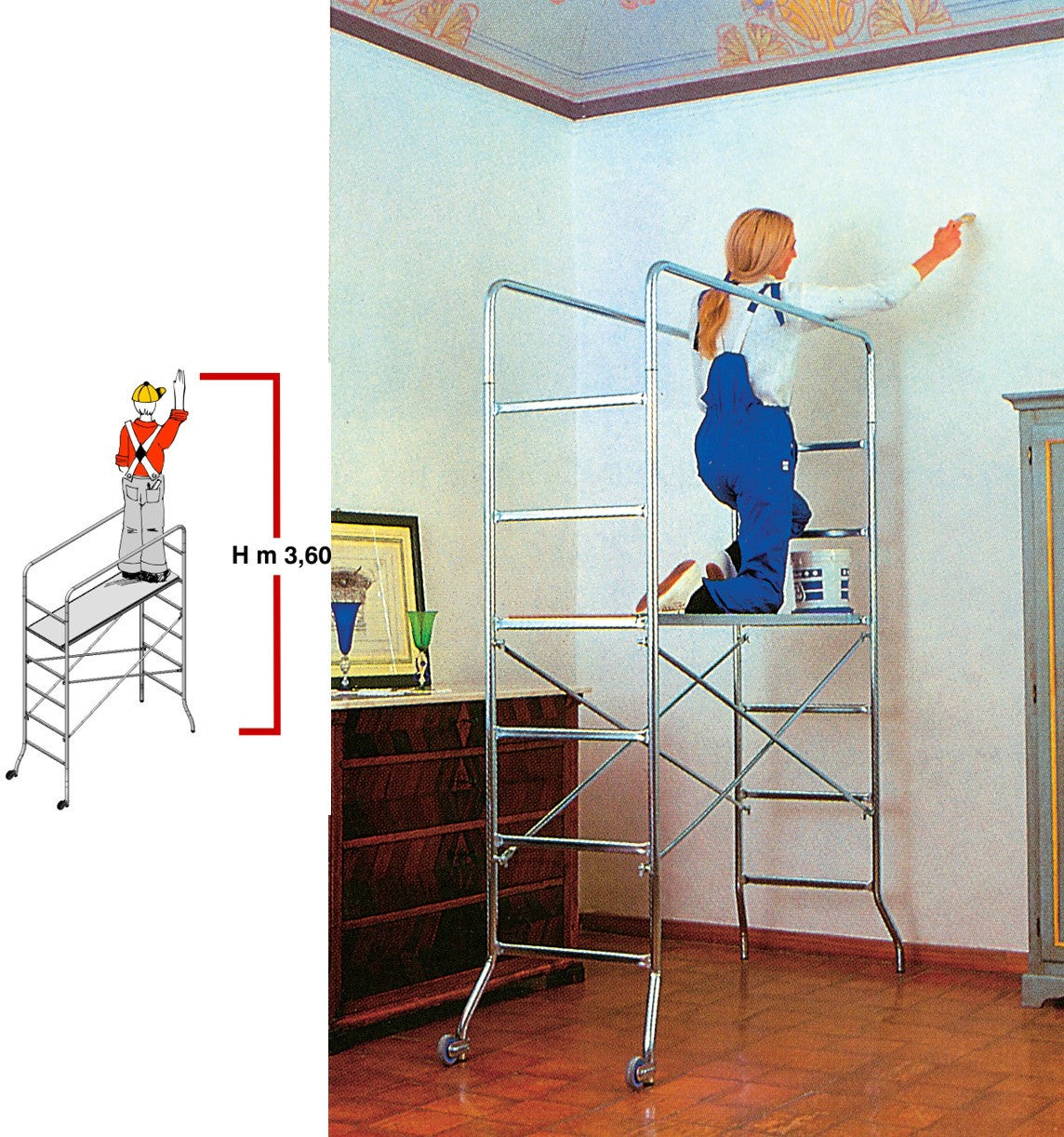 Vermietung im Stahlkauf Cm.65 x 169 x 218h cm