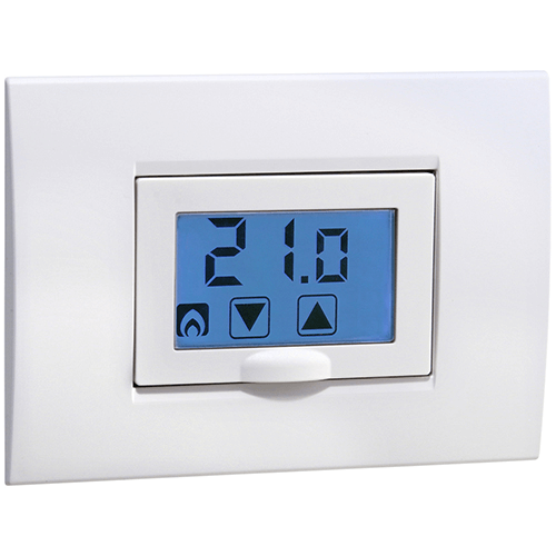 Weißer Krono Touch-Einbauthermostat